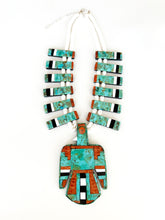 Load image into Gallery viewer, Turquoise Thunderbird Necklace
