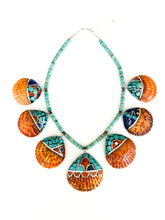 Load image into Gallery viewer, Turquoise Shell Necklace
