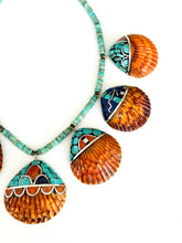 Load image into Gallery viewer, Turquoise Shell Necklace
