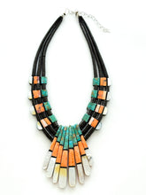Load image into Gallery viewer, Turquoise and Spiny Oyster Necklace
