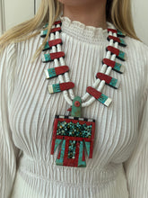 Load image into Gallery viewer, Turquoise Thunderbird Necklace
