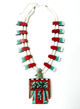 Load image into Gallery viewer, Turquoise Thunderbird Necklace

