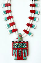 Load image into Gallery viewer, Turquoise Thunderbird Necklace
