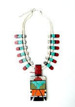 Load image into Gallery viewer, Turquoise Thunderbird Necklace
