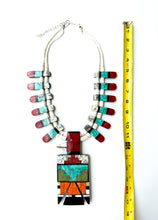 Load image into Gallery viewer, Turquoise Thunderbird Necklace
