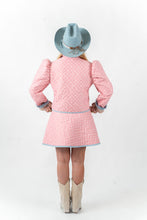 Load image into Gallery viewer, The Queen Bee Quilted Ruffle Jacket - Small

