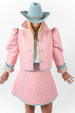 Load image into Gallery viewer, The Queen Bee Quilted Ruffle Jacket - Small
