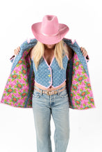 Load image into Gallery viewer, The Quilted Chambray Blazer
