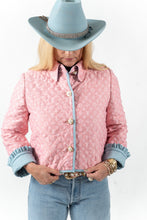 Load image into Gallery viewer, The Slim Shortie Quilted Ruffle Jacket - Small
