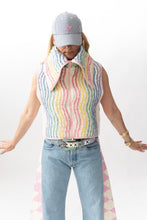 Load image into Gallery viewer, Le Zip Crop Vest
