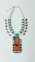Load and play video in Gallery viewer, Turquoise Thunderbird Necklace
