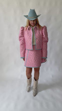 Load and play video in Gallery viewer, The Queen Bee Quilted Ruffle Jacket - Small
