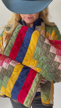 Load and play video in Gallery viewer, The Aunt Ethel Quilt Jacket
