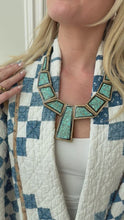 Load and play video in Gallery viewer, Turquoise and Wood Maiden Necklace
