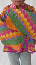 Load and play video in Gallery viewer, The Aunt Ethel Quilt Jacket
