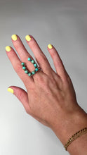 Load and play video in Gallery viewer, Turquoise Horseshoe Ring

