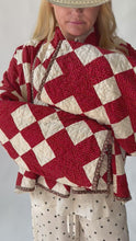 Load and play video in Gallery viewer, The Aunt Ethel Quilt Jacket
