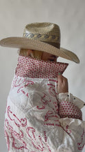 Load and play video in Gallery viewer, The Duster Quilt Jacket with Ruffle Sleeves - Medium
