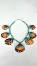 Load and play video in Gallery viewer, Turquoise Shell Necklace
