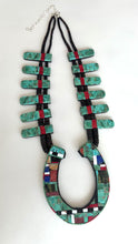 Load and play video in Gallery viewer, Turquoise Horseshoe Necklace
