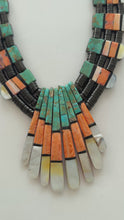 Load and play video in Gallery viewer, Turquoise and Spiny Oyster Necklace
