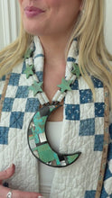 Load and play video in Gallery viewer, Turquoise Moon and Stars Necklace
