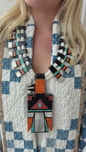 Load and play video in Gallery viewer, Turquoise Thunder Bird Necklace
