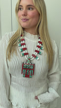Load and play video in Gallery viewer, Turquoise Thunderbird Necklace
