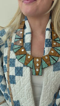 Load and play video in Gallery viewer, Turquoise and Wood Maiden Necklace
