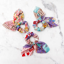 Load image into Gallery viewer, The Maisie Vintage Quilted Scrunchie
