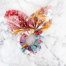 Load image into Gallery viewer, The Samantha Vintage Quilted Scrunchie
