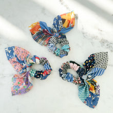 Load image into Gallery viewer, The Amanda Vintage Quilted Scrunchie
