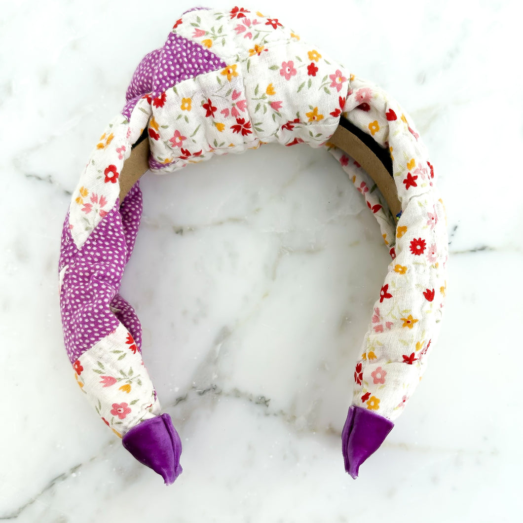 The Lindsay Quilted Headband