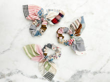 Load image into Gallery viewer, The Maggie Vintage Quilted Scrunchie
