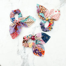 Load image into Gallery viewer, The Janine Vintage Quilted Scrunchie
