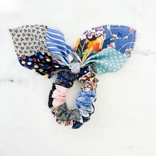 Load image into Gallery viewer, The Jasmine Vintage Quilted Scrunchie
