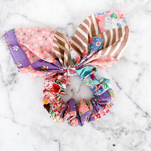 Load image into Gallery viewer, The Heather Vintage Quilted Scrunchie
