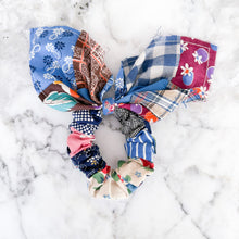 Load image into Gallery viewer, The Sally Vintage Quilted Scrunchie
